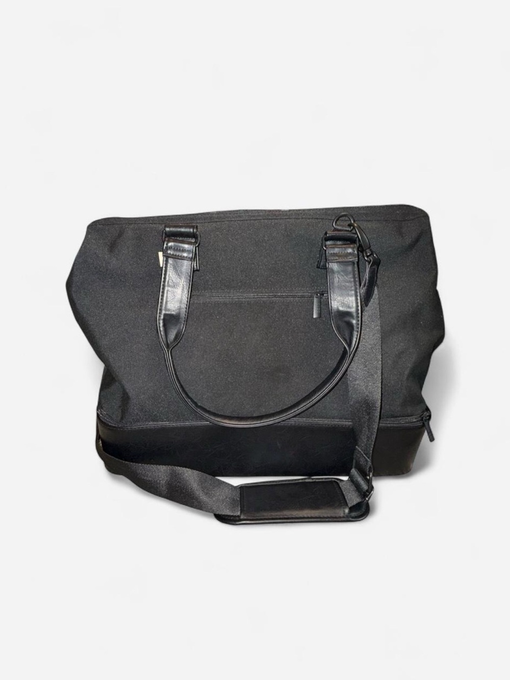 BEIS Black Women's Travel Tote with Removable Shoulder Strap